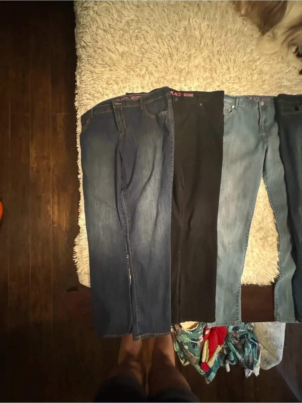 The Children's Place Girls Jeans & Knit Pants - Blue and Black